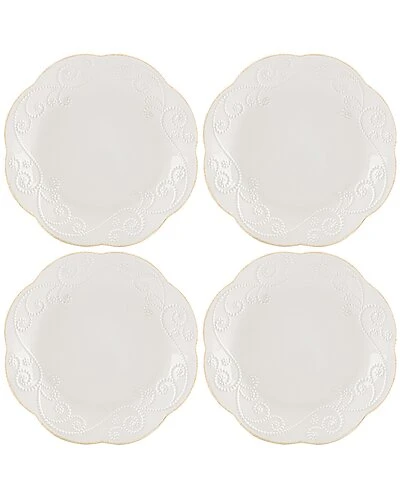 Lenox French Perle White 4Pc Dessert Plate Set With $5 Credit Home 3 Lenox French Perle White 4Pc Dessert Plate Set With $5 Credit Home