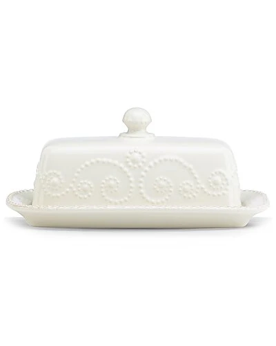Lenox French Perle White Covered Butter Dish With $4 Credit Home 3 Lenox French Perle White Covered Butter Dish With $4 Credit Home