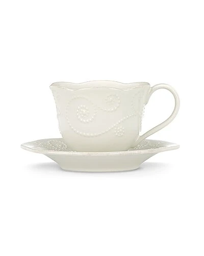 Lenox French Perle White Cup And Saucer With $3 Credit Home 3 Lenox French Perle White Cup And Saucer With $3 Credit Home