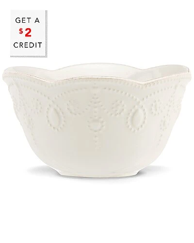 Lenox French Perle White Fruit Bowl With $2 Credit Home 3 Lenox French Perle White Fruit Bowl With $2 Credit Home