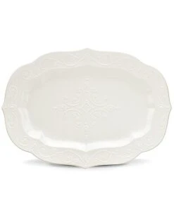 Lenox French Perle White Serving Platter With $13 Credit Home
