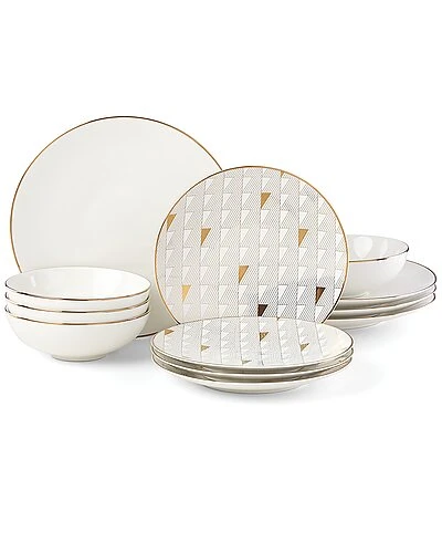 Lenox Trianna White 12pc Dinnerware Set With $20 Credit Home 3 Lenox Trianna White 12pc Dinnerware Set With $20 Credit Home