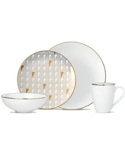 Lenox Trianna White 4pc Place Setting With $7 Credit Home