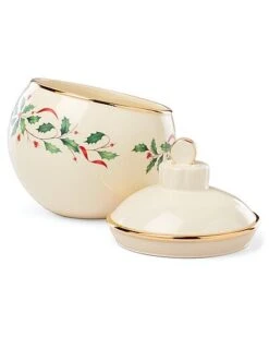 Lenox Holiday Ornament Cookie Jar Home