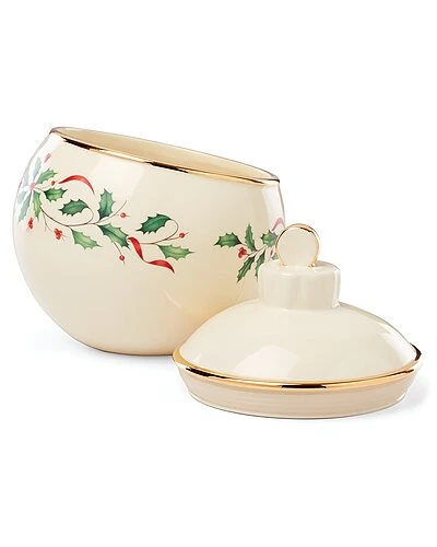 Lenox Holiday Ornament Cookie Jar Home 3 Lenox Holiday Ornament Cookie Jar Home