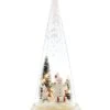Lenox Merry & Magic Light-Up Sledding Snowman Glass Cone Home 2 Lenox Merry & Magic Light-Up Sledding Snowman Glass Cone Home -Lenox 3050291658 RLLD 1