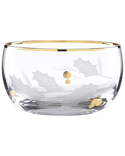 Lenox Holiday Gold Glass Nut Bowl Home 3 Lenox Holiday Gold Glass Nut Bowl Home