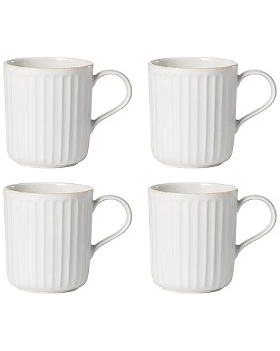 Lenox French Perle Scallop 4Pc Mug Set With $6 Credit Home 3 Lenox French Perle Scallop 4Pc Mug Set With $6 Credit Home