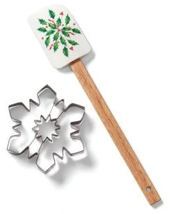 Lenox Holiday Spatula & Snowflake Cookie Cutter Home