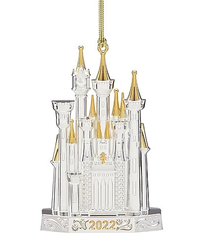 Lenox 2022 Disney Castle Metal Ornament Home 3 Lenox 2022 Disney Castle Metal Ornament Home