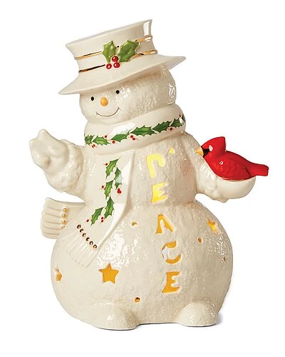 Lenox Snowman Light-Up Figurine Home 3 Lenox Snowman Light-Up Figurine Home