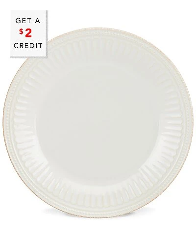 Lenox French Perle Groove White Dinner Plate With $2 Credit Home 3 Lenox French Perle Groove White Dinner Plate With $2 Credit Home