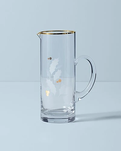 Lenox Holiday Gold Pitcher Home 4 Lenox Holiday Gold Pitcher Home - Image 2