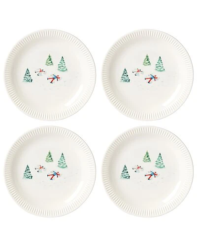Lenox Profile Snow Day 4pc Accent Plate Set Home 3 Lenox Profile Snow Day 4pc Accent Plate Set Home