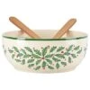 Lenox Holiday Salad Bowl & Servers Home 1 Lenox Holiday Salad Bowl & Servers Home -Lenox 3050699212 RLLD 1