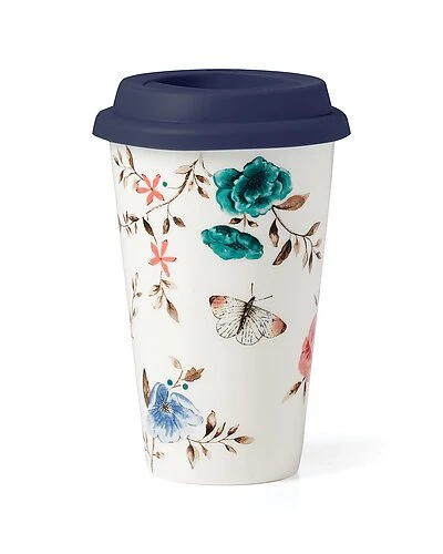 Lenox Sprig & Vine Thermal Travel Mug With $2 Credit Home 4 Lenox Sprig & Vine Thermal Travel Mug With $2 Credit Home - Image 2