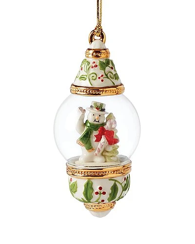 Lenox Snowman Globe Ornament Home 3 Lenox Snowman Globe Ornament Home