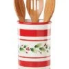Lenox Holiday Handpaint Utensil Crock Set Home 1 Lenox Holiday Handpaint Utensil Crock Set Home -Lenox 3050782475 RLLD 1