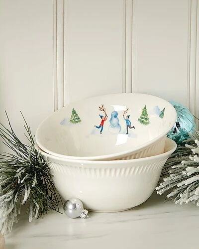 Lenox Profile Snow Day 4pc Bowl Set Home 4 Lenox Profile Snow Day 4pc Bowl Set Home - Image 2