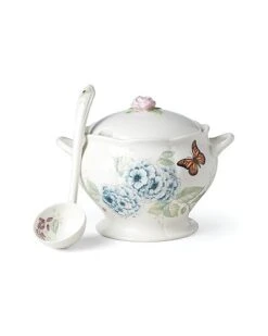 Lenox Butterfly Meadow 2Pc Tureen & Ladle Set With $13 Credit Home 7 Lenox Butterfly Meadow 2Pc Tureen & Ladle Set With $13 Credit Home -Lenox 3050809539 RLLD 3