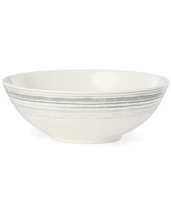 Lenox Textured Neutrals Stripe Serving Bowl With $6 Credit Home