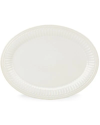 Lenox French Perle Groove White Oval Serving Platter With $10 Credit Home 3 Lenox French Perle Groove White Oval Serving Platter With $10 Credit Home