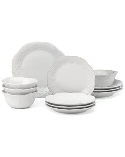 Lenox French Perle White 12Pc Dinnerware Set With $10 Credit Home