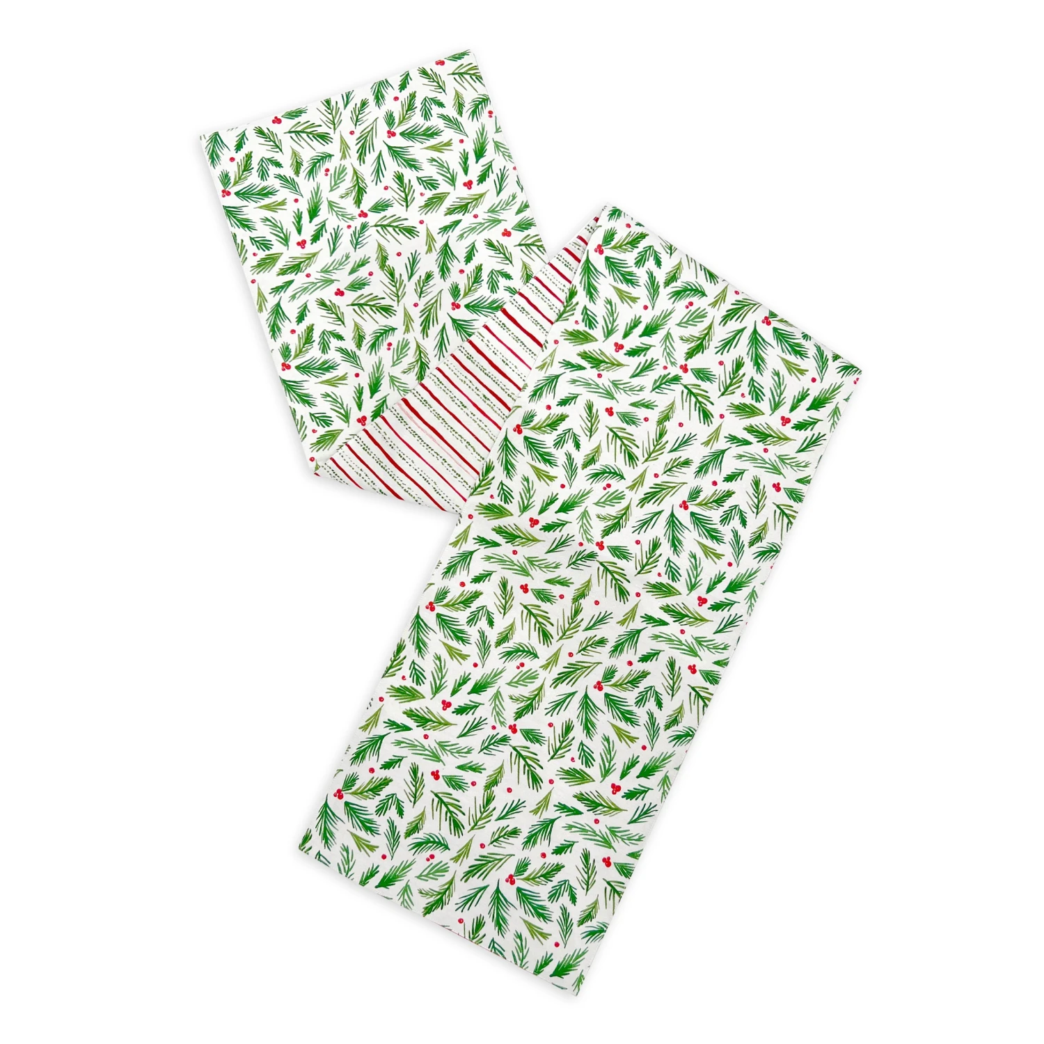 Lenox Bayberry Merry & Bright Reversible Table Runner 3 Lenox Bayberry Merry & Bright Reversible Table Runner