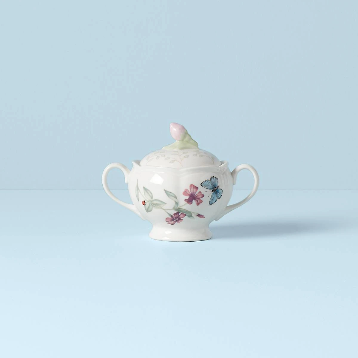 Lenox Butterfly Meadow Sugar Bowl 3 Lenox Butterfly Meadow Sugar Bowl
