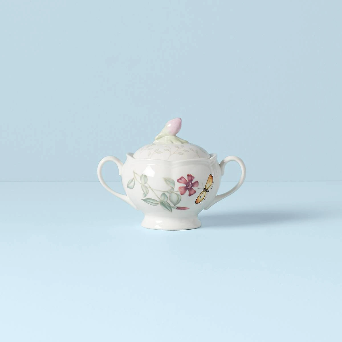 Lenox Butterfly Meadow Sugar Bowl 4 Lenox Butterfly Meadow Sugar Bowl - Image 2