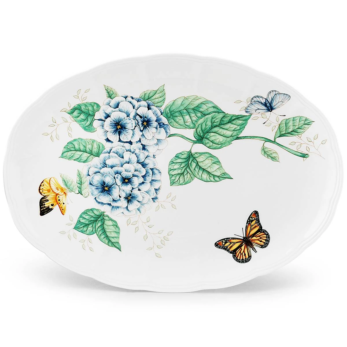 Lenox Butterfly Meadow 16" Oval Serving Platter 4 Lenox Butterfly Meadow 16" Oval Serving Platter - Image 2