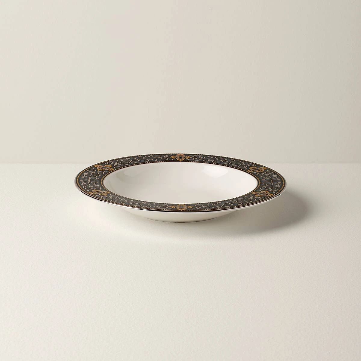 Lenox Vintage Jewel Rimmed Bowl 3 Lenox Vintage Jewel Rimmed Bowl