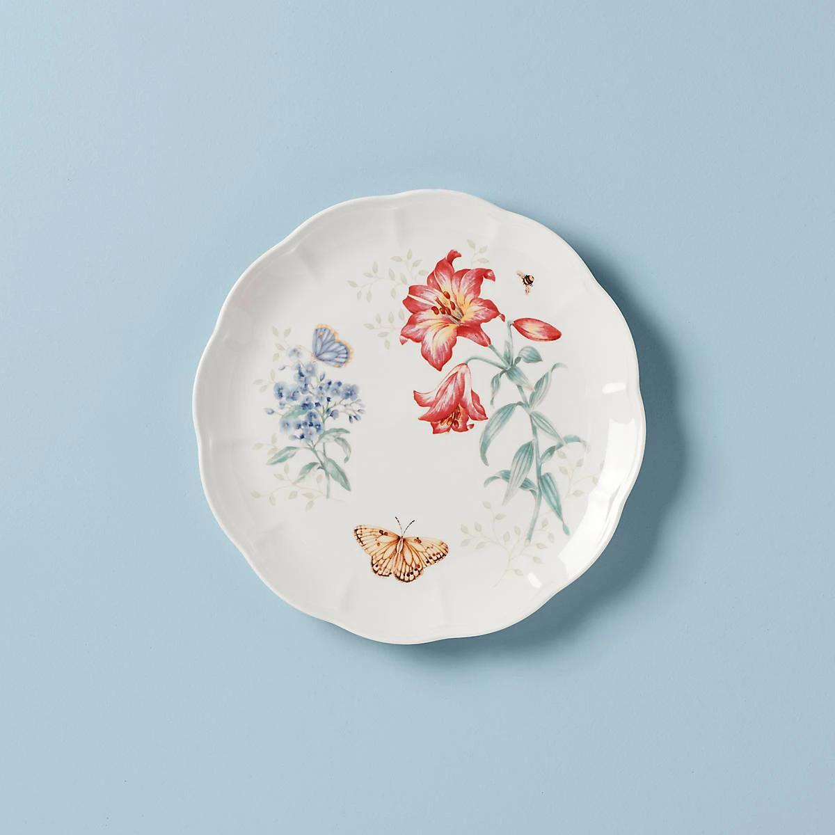 Lenox Butterfly Meadow Fritillary Dinner Plate 3 Lenox Butterfly Meadow Fritillary Dinner Plate