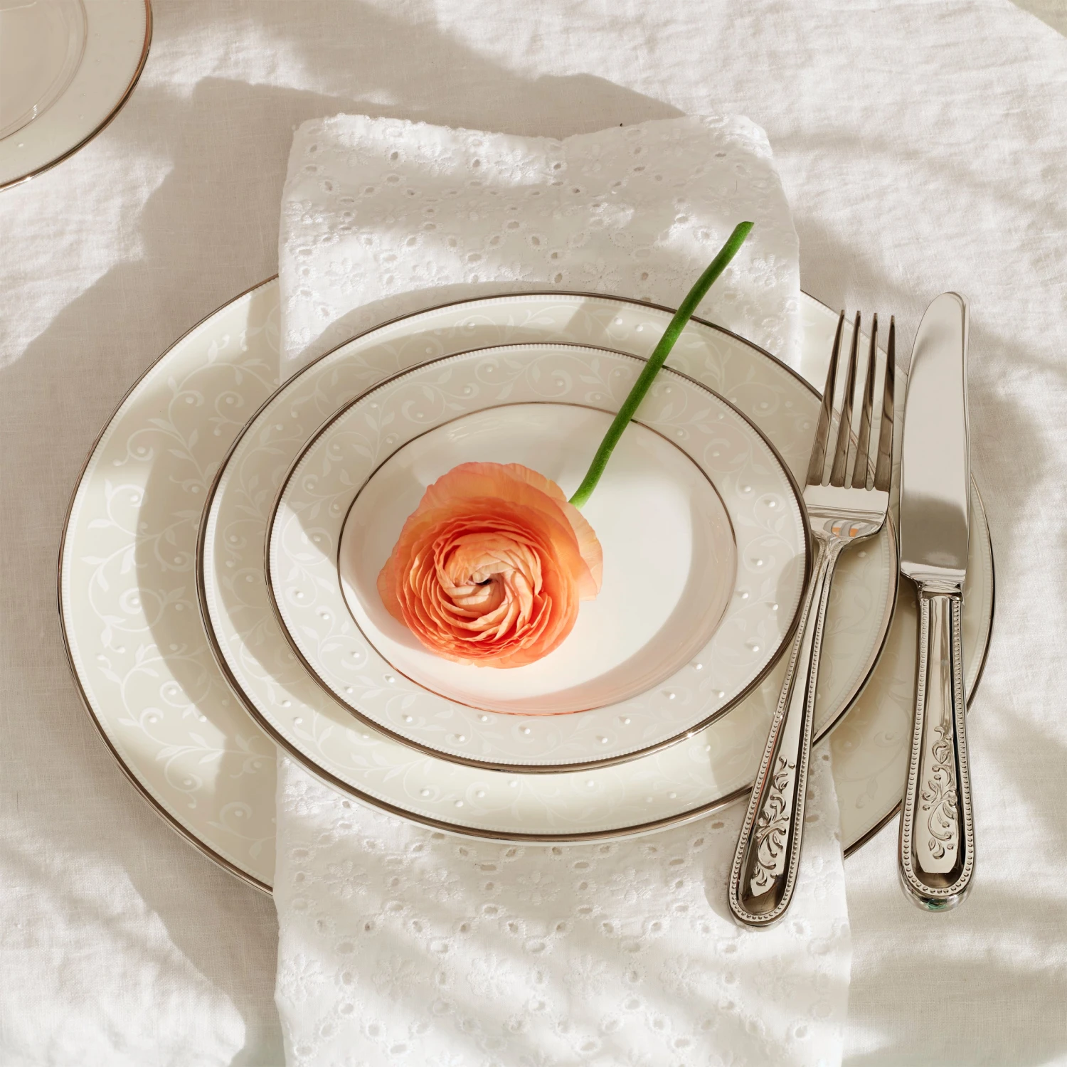 Lenox Opal Innocence 5-Piece Place Setting 6 Lenox Opal Innocence 5-Piece Place Setting - Image 4