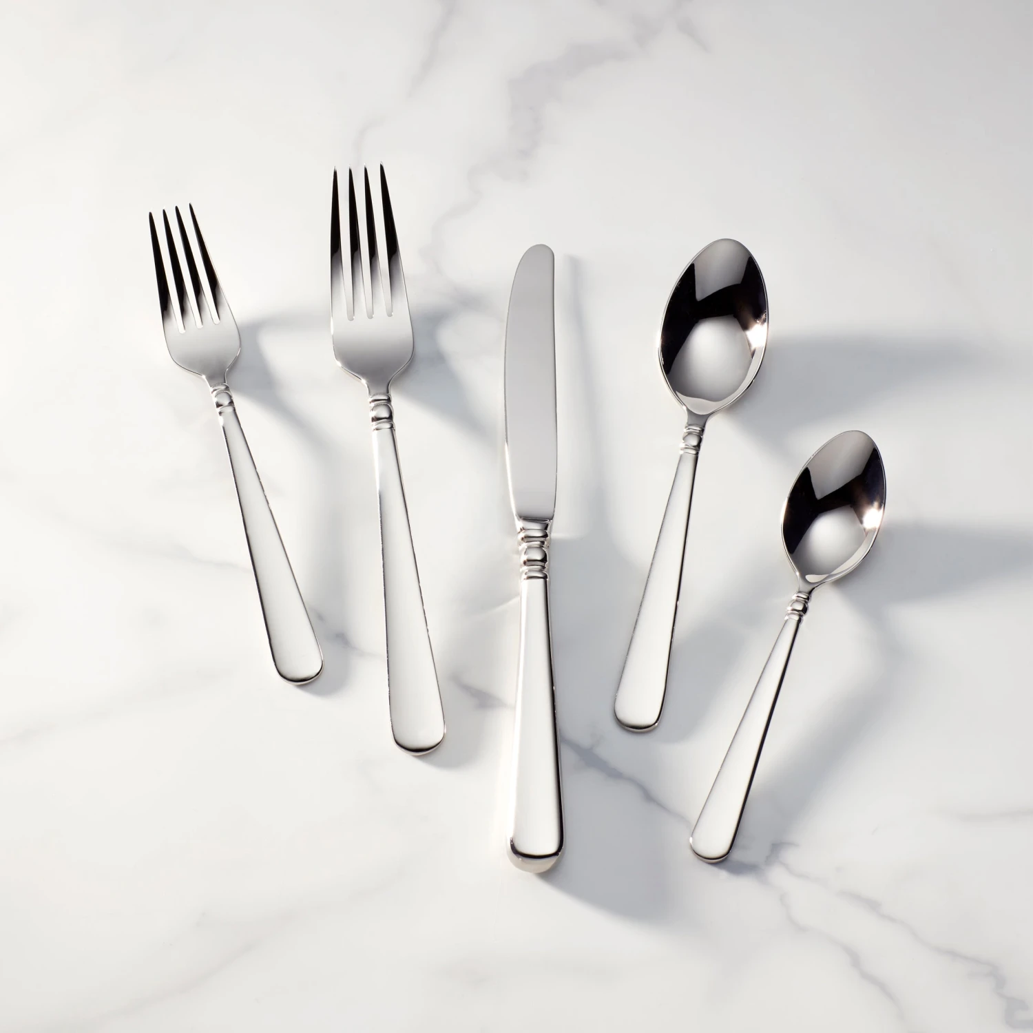 Lenox Pearl Platinum 20-Piece Flatware Set 3 Lenox Pearl Platinum 20-Piece Flatware Set