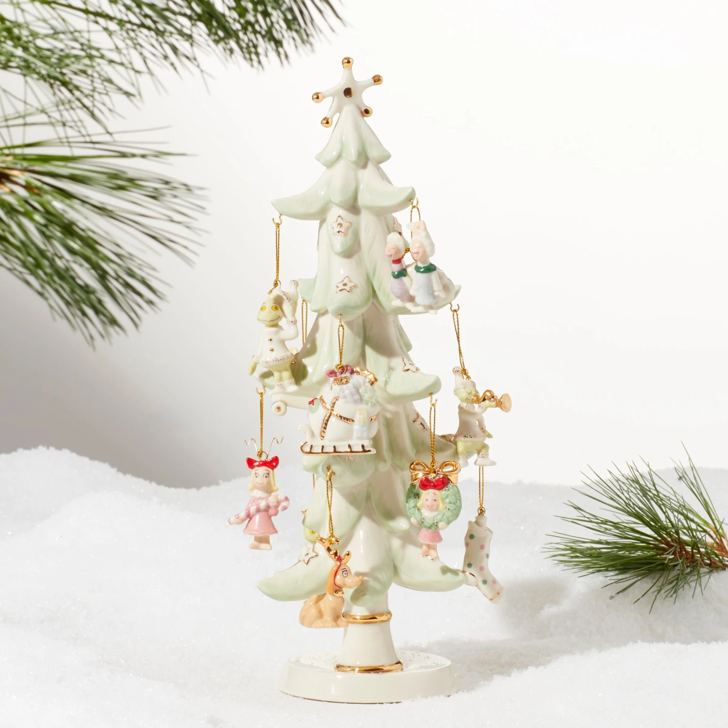Lenox How The Grinch Stole Christmas 12-Piece Ornament Tree 6 Lenox How The Grinch Stole Christmas 12-Piece Ornament Tree - Image 4