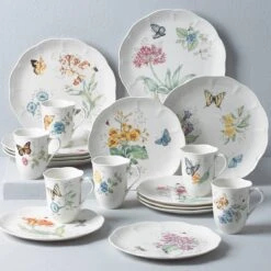 Lenox Butterfly Meadow 18-Piece Dinnerware Set 17 Lenox Butterfly Meadow 18-Piece Dinnerware Set -Lenox 6342794 wHR 83fd05a5 563b 431a bea7 e79667052ee3