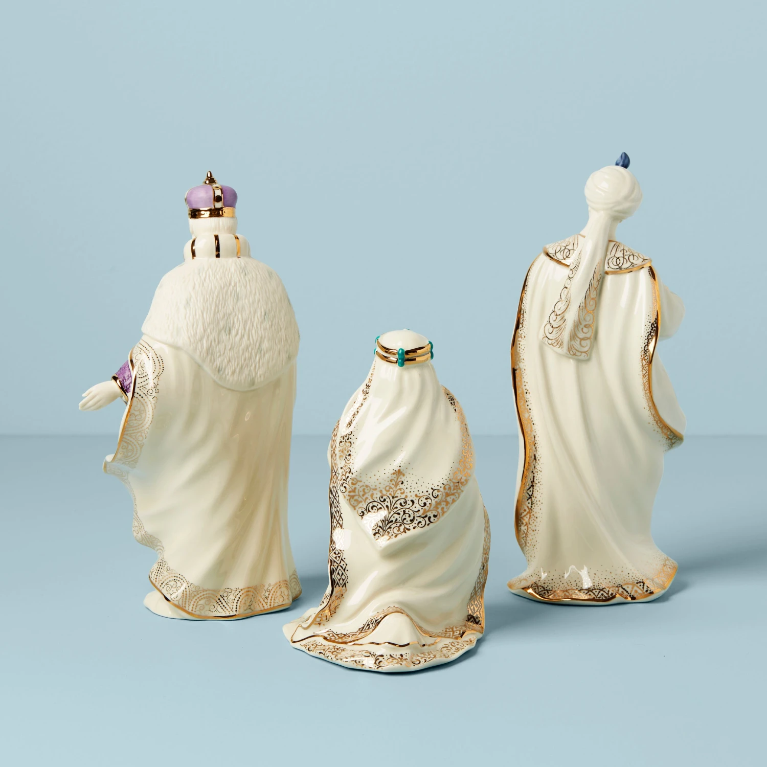 Lenox First Blessing Nativity Three Kings Figurine Set 4 Lenox First Blessing Nativity Three Kings Figurine Set - Image 2