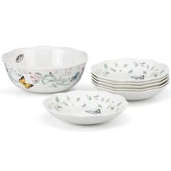 Lenox Butterfly Meadow 7-Piece Bowl Set 9 Lenox Butterfly Meadow 7-Piece Bowl Set -Lenox 6437719 wHR 432f1f28 62bc 47ff 9d5b 9a65ac1f2be9