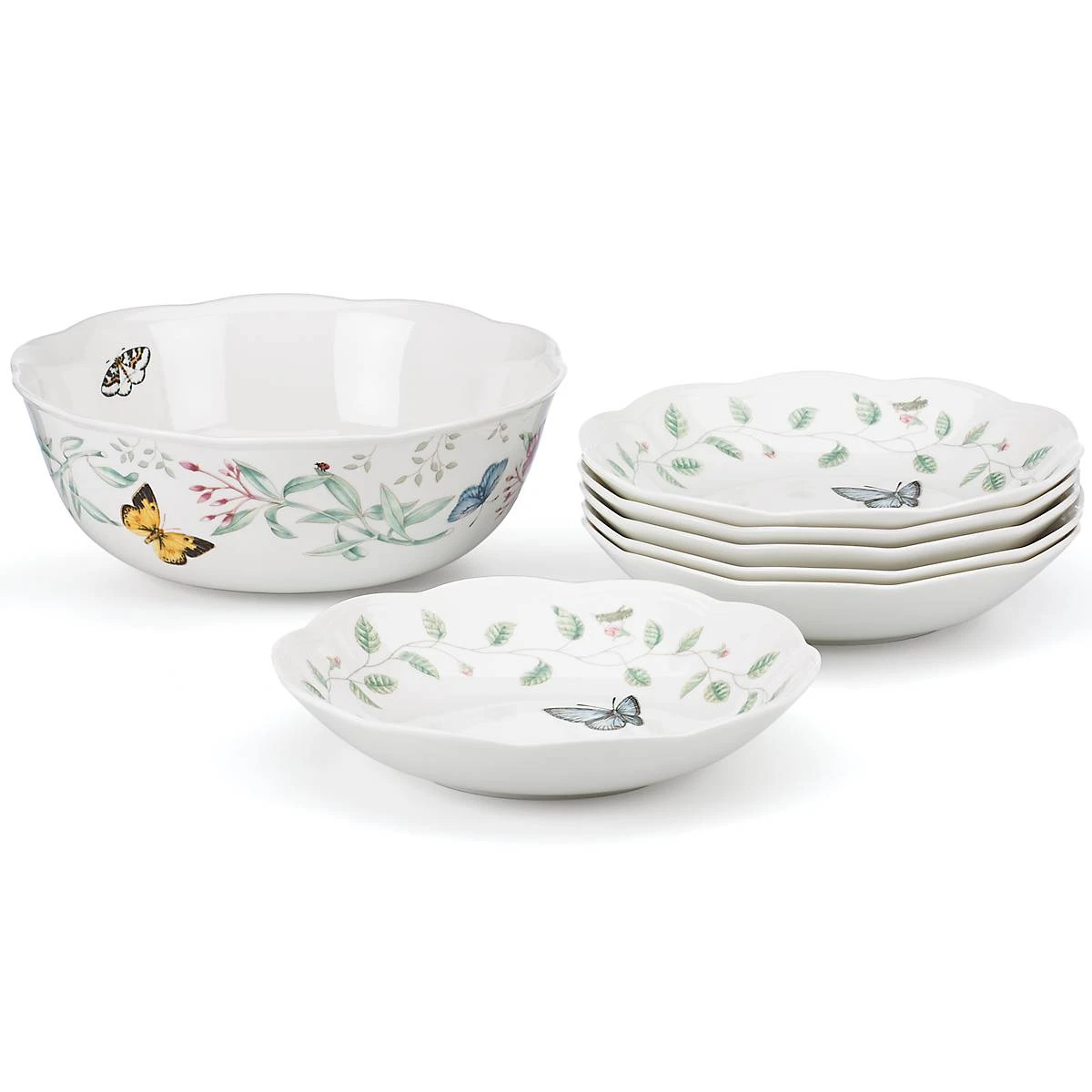 Lenox Butterfly Meadow 7-Piece Bowl Set 6 Lenox Butterfly Meadow 7-Piece Bowl Set - Image 4