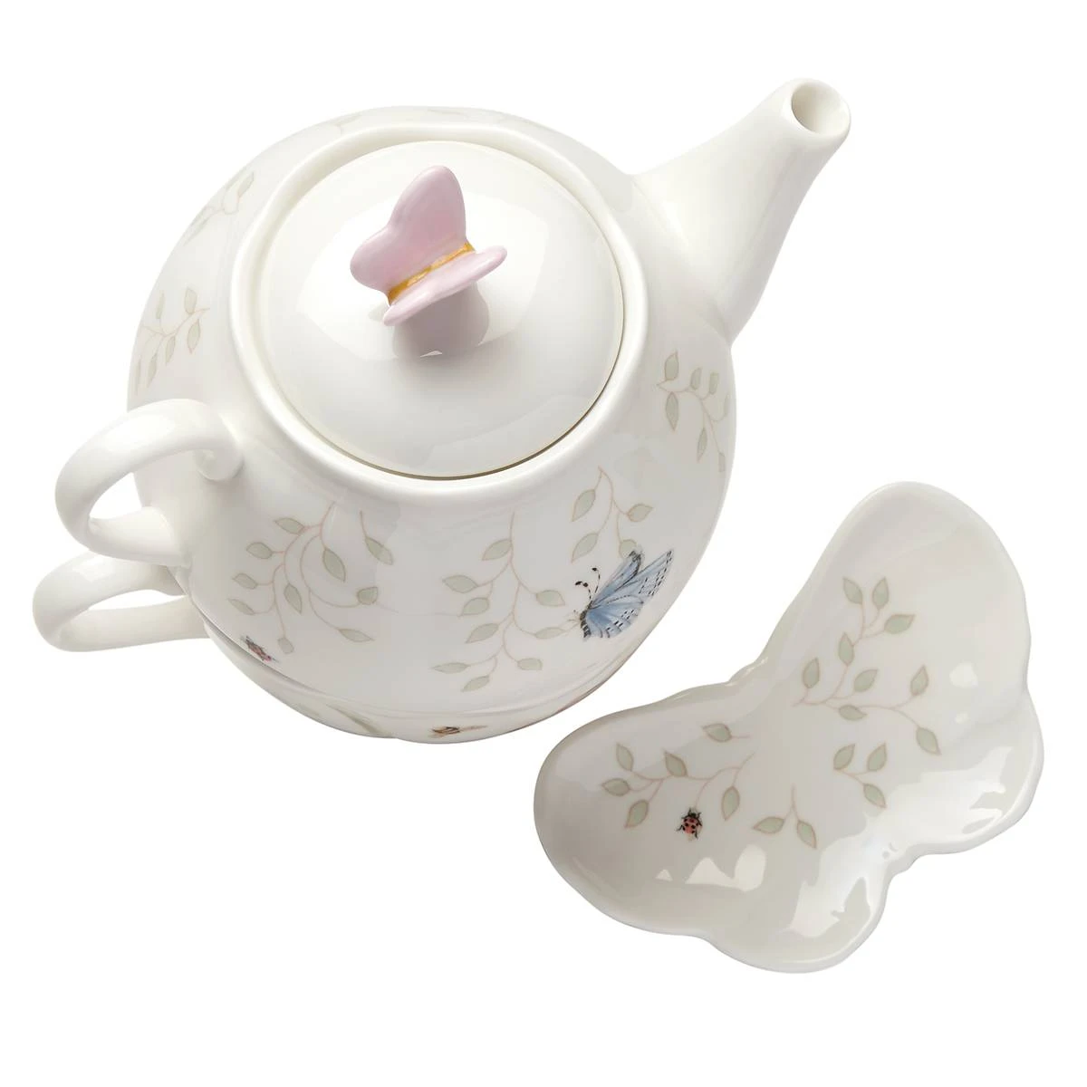Lenox Butterfly Meadow 3-Piece Tea Set 8 Lenox Butterfly Meadow 3-Piece Tea Set - Image 6
