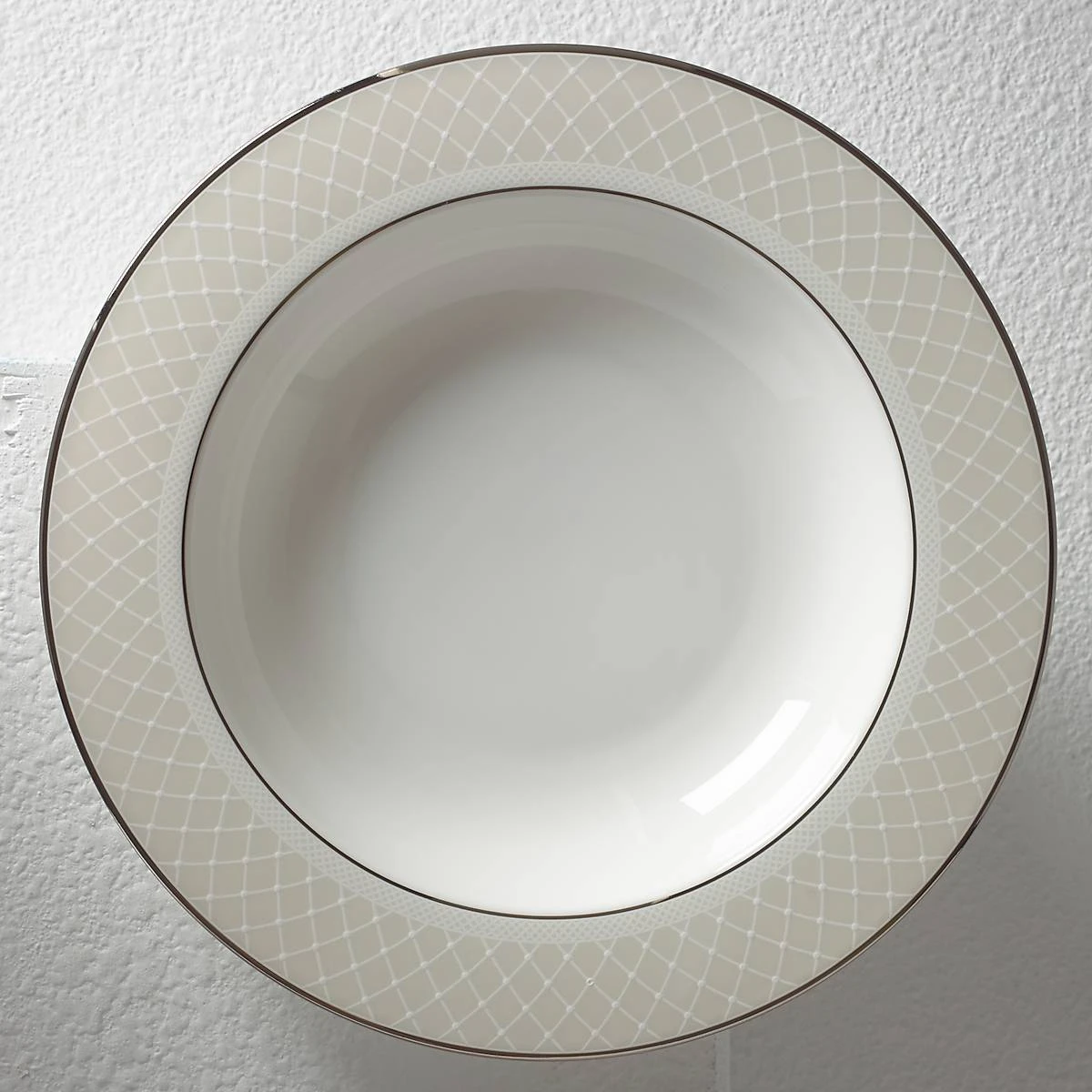 Lenox Venetian Lace Rimmed Bowl 4 Lenox Venetian Lace Rimmed Bowl - Image 2