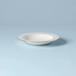 Lenox Opal Innocence Stripe Rimmed Bowl