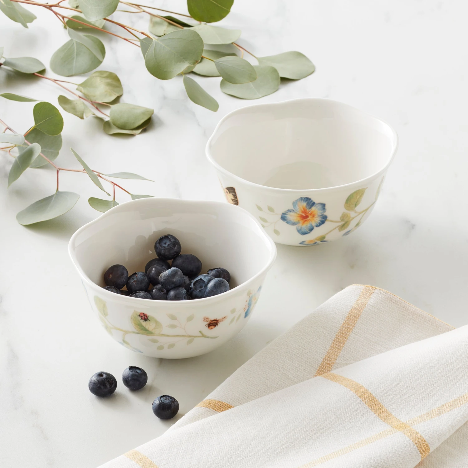 Lenox Butterfly Meadow 2-Piece Dessert Bowl Set 7 Lenox Butterfly Meadow 2-Piece Dessert Bowl Set - Image 5