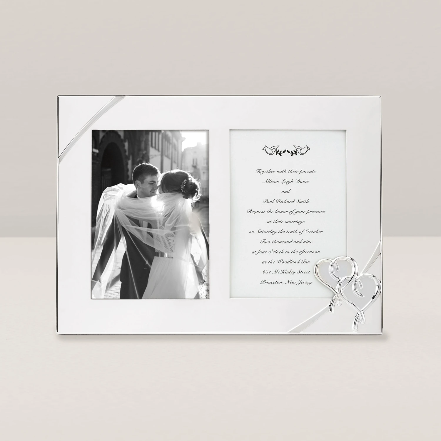 Lenox True Love Double Invitation Frame 3 Lenox True Love Double Invitation Frame