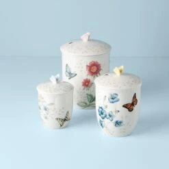 Lenox Butterfly Meadow 3-Piece Canister Set