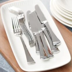 Lenox Portola 65-Piece Flatware Set 8 Lenox Portola 65-Piece Flatware Set -Lenox 815486 w12