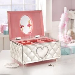 Lenox Childhood Memories Musical Ballerina Jewelry Box 15 Lenox Childhood Memories Musical Ballerina Jewelry Box -Lenox 816056 H4 JewelryBox ALT
