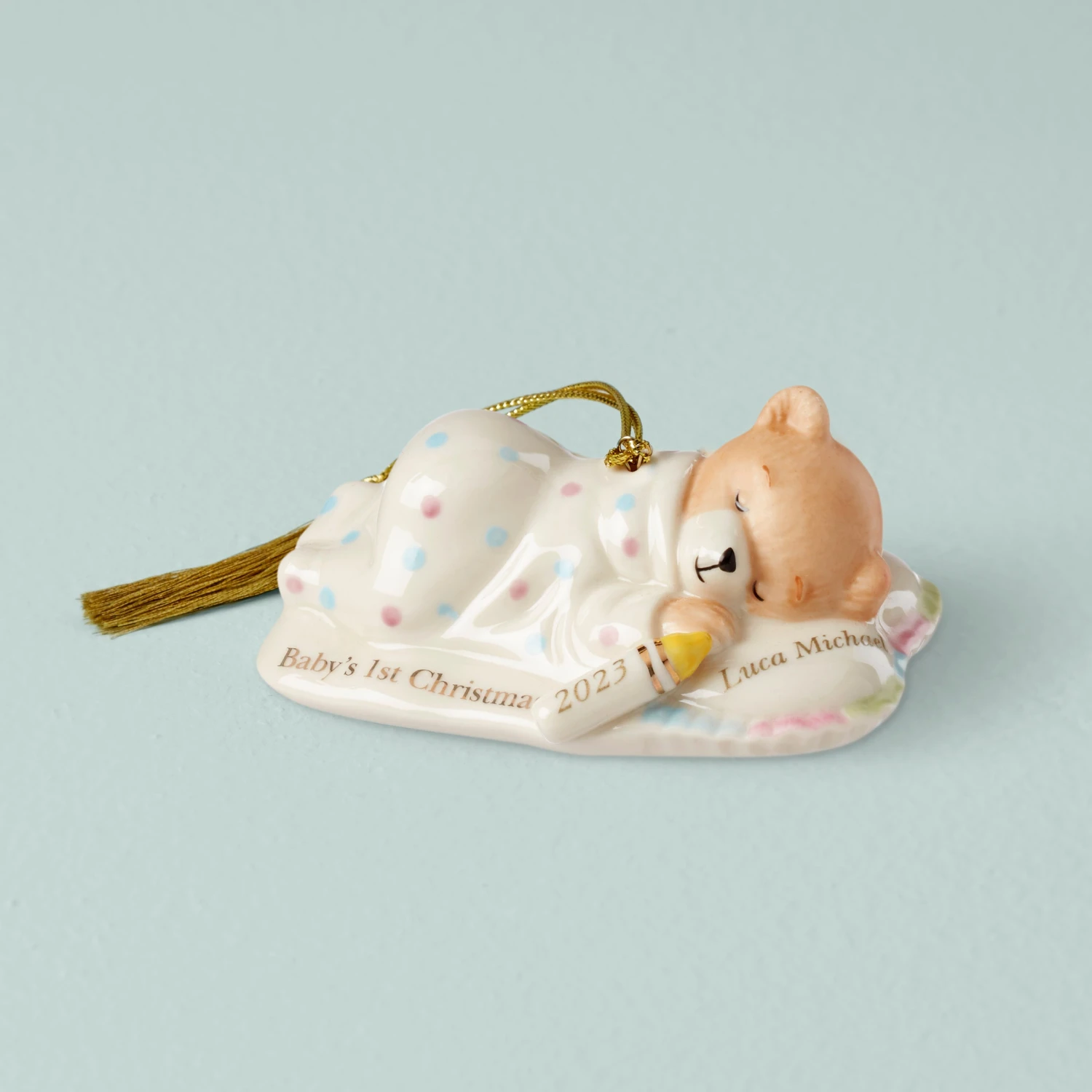 Lenox Baby's First Cuddles & Hugs Bear Ornament 3 Lenox Baby's First Cuddles & Hugs Bear Ornament