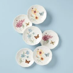 Lenox Butterfly Meadow 6-Piece Tidbit Plate Set